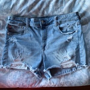 American Eagle High Waisted Jean Shorts